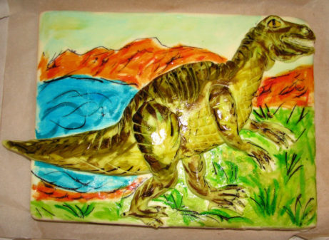 Dětský dort Tyranosaurus