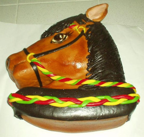 Dětský dort Koňská hlava