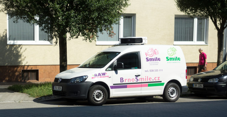 Chladící auto denně v provozu
